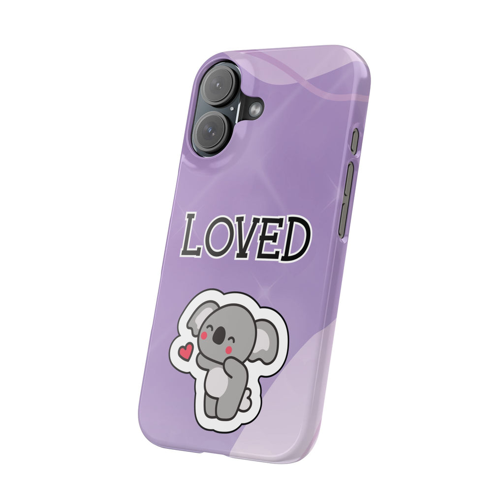 Elephant Loved Slim Case – Cute Animal Phone Case