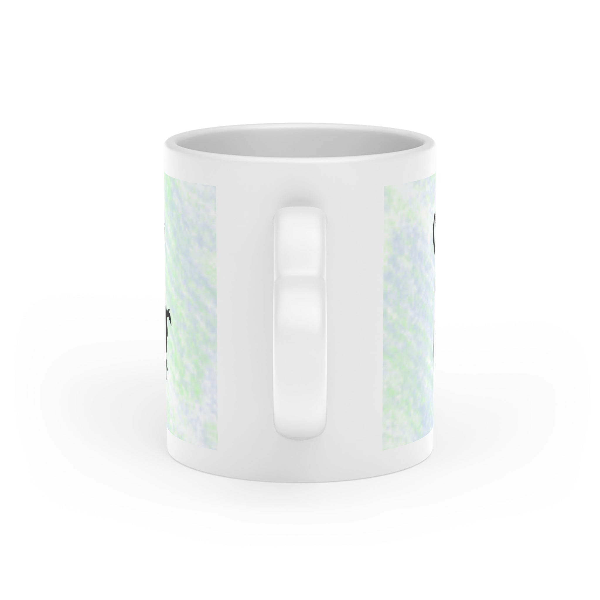 Heart-Shaped Mug — Romantic Couples Coffee Mug with 'Love You' Script, Cute Valentine’s Gift