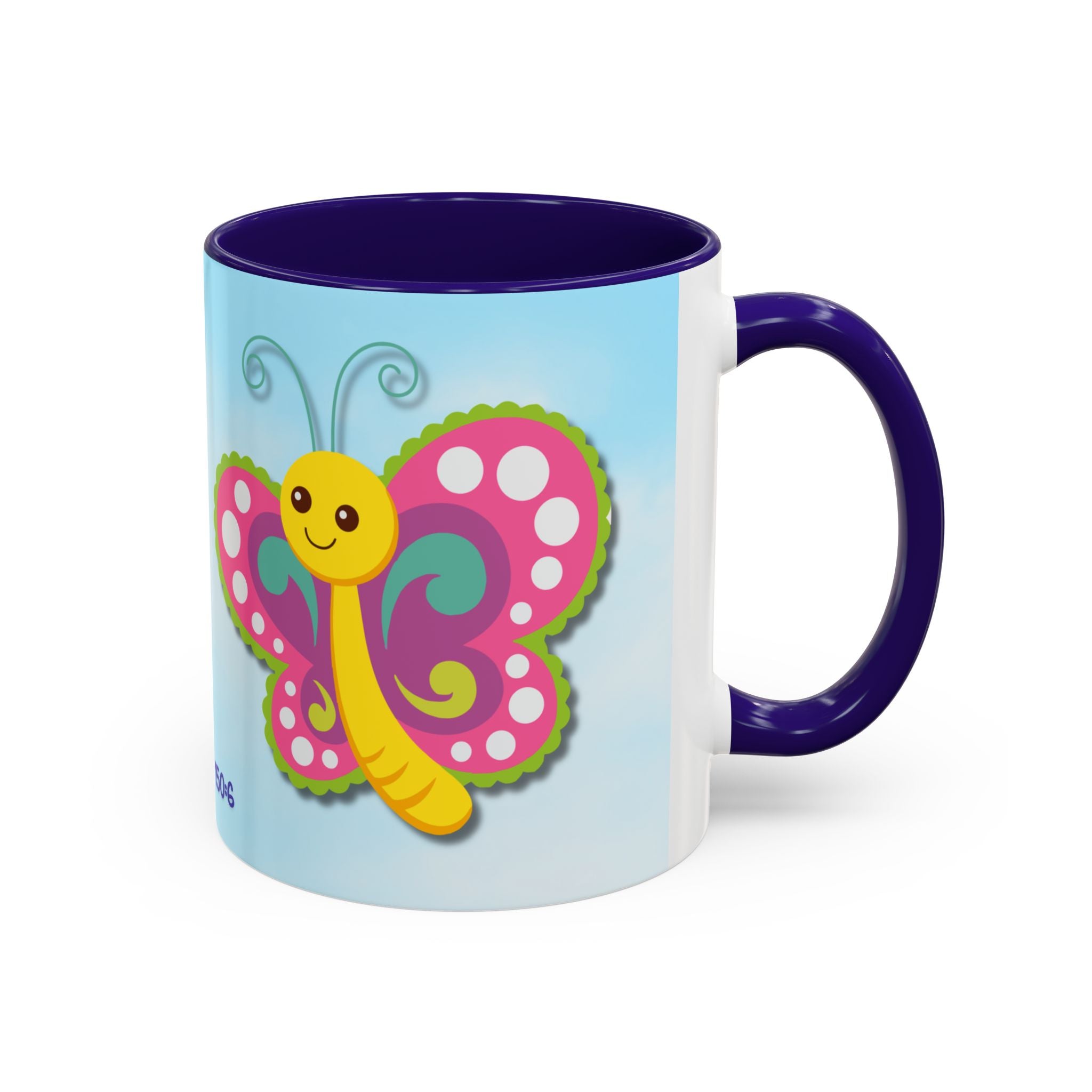 Colorful Mug — Cute Butterfly Psalm 150:6 Spanish Inspirational Coffee Cup (11oz, 15oz)
