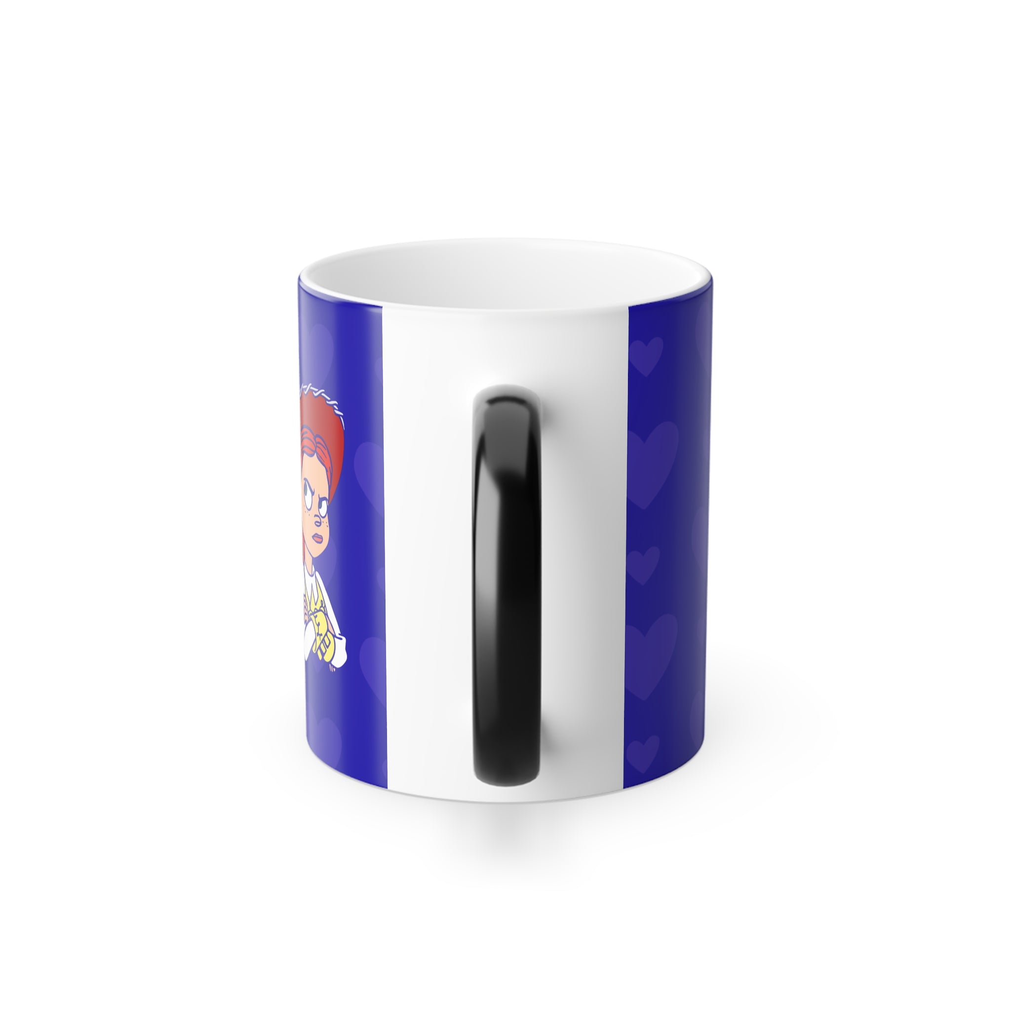 Color-Changing Coffee Mug — Spanish ‘Amor’ Toy Cowboy Design, 11oz