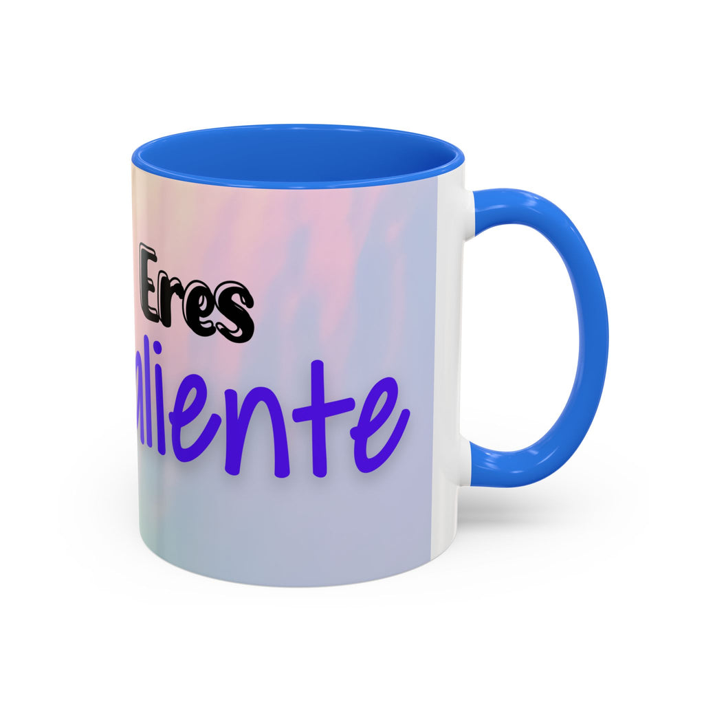 Eres Valiente Coffee Mug — Inspirational Spanish Phrase Ceramic Mug (11oz/15oz)