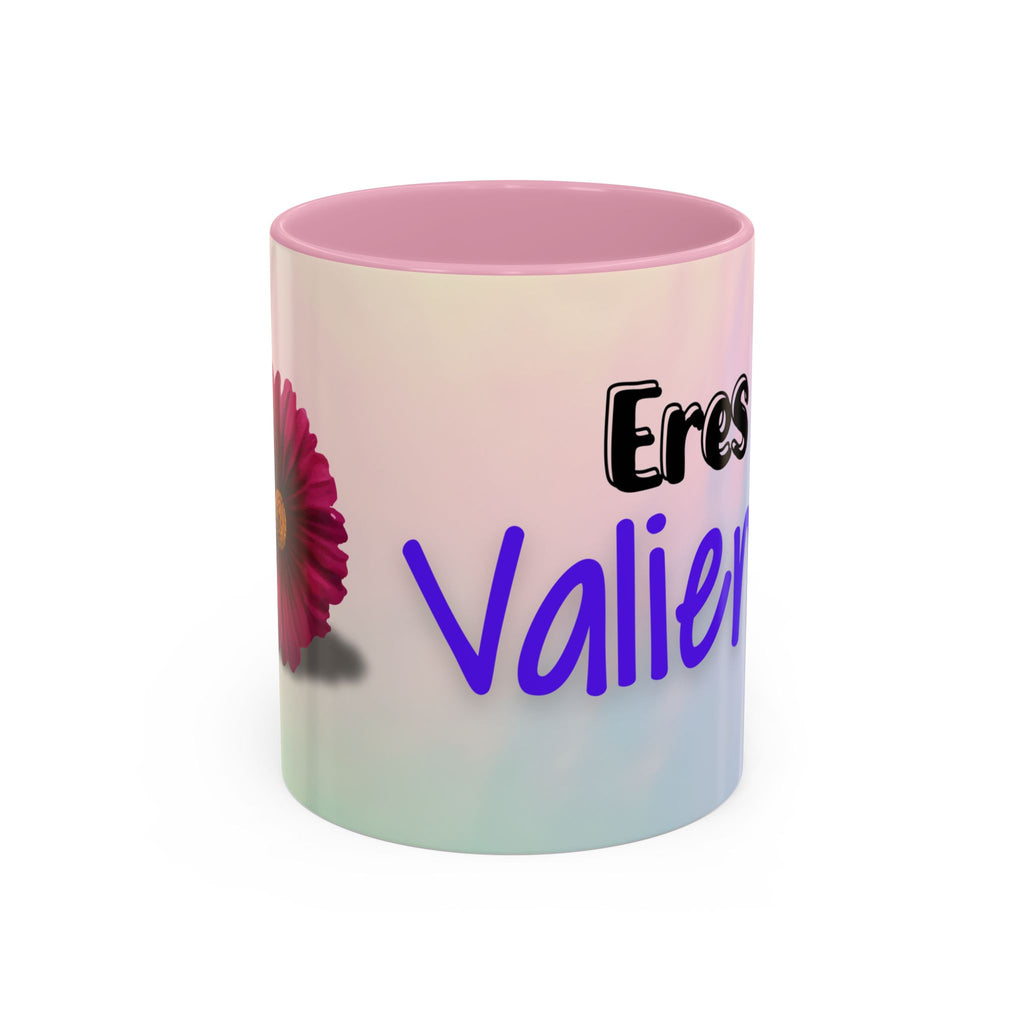 Eres Valiente Coffee Mug — Inspirational Spanish Phrase Ceramic Mug (11oz/15oz)
