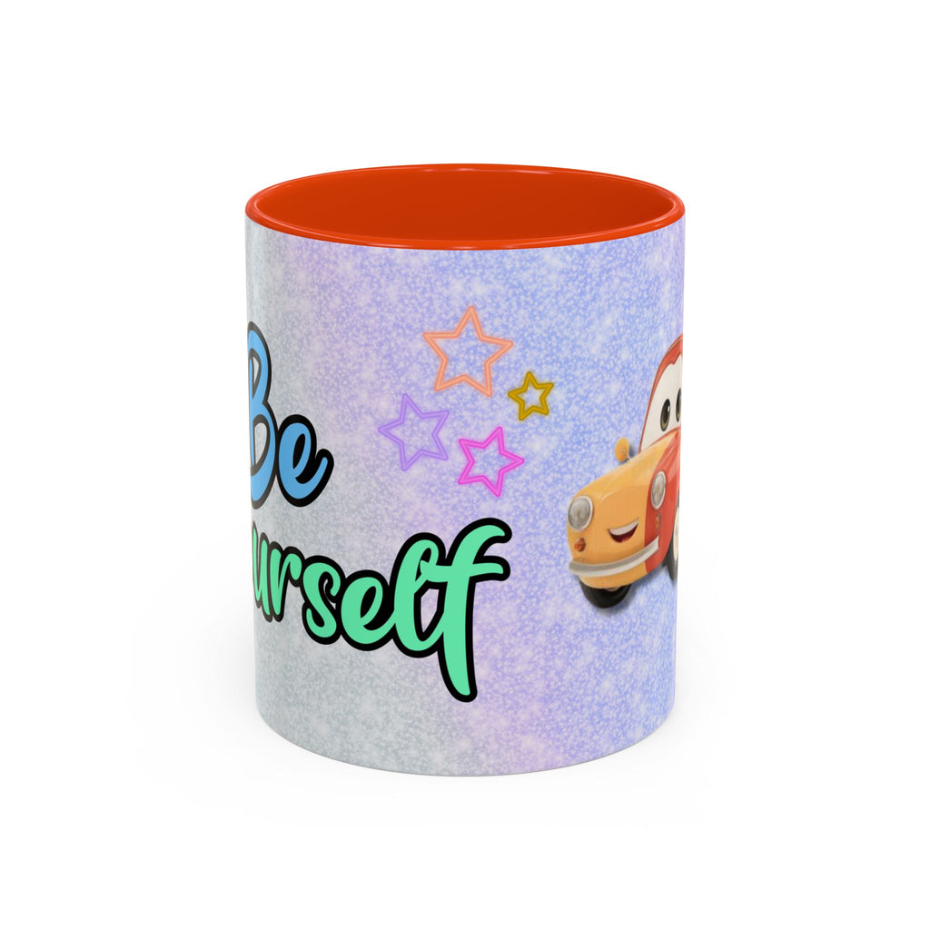 Be Yourself Car Mug — Colorful Inspirational Coffee Cup (11oz/15oz)