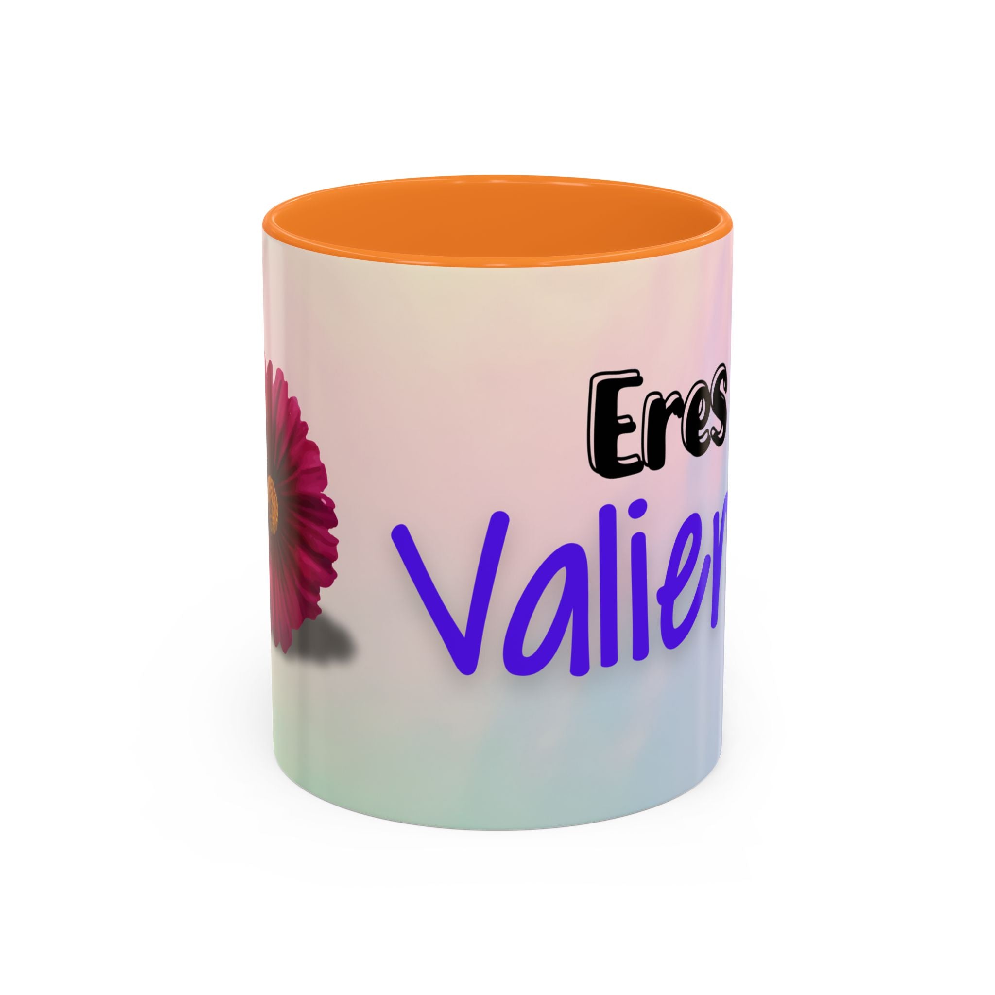 Eres Valiente Coffee Mug — Inspirational Spanish Phrase Ceramic Mug (11oz/15oz)