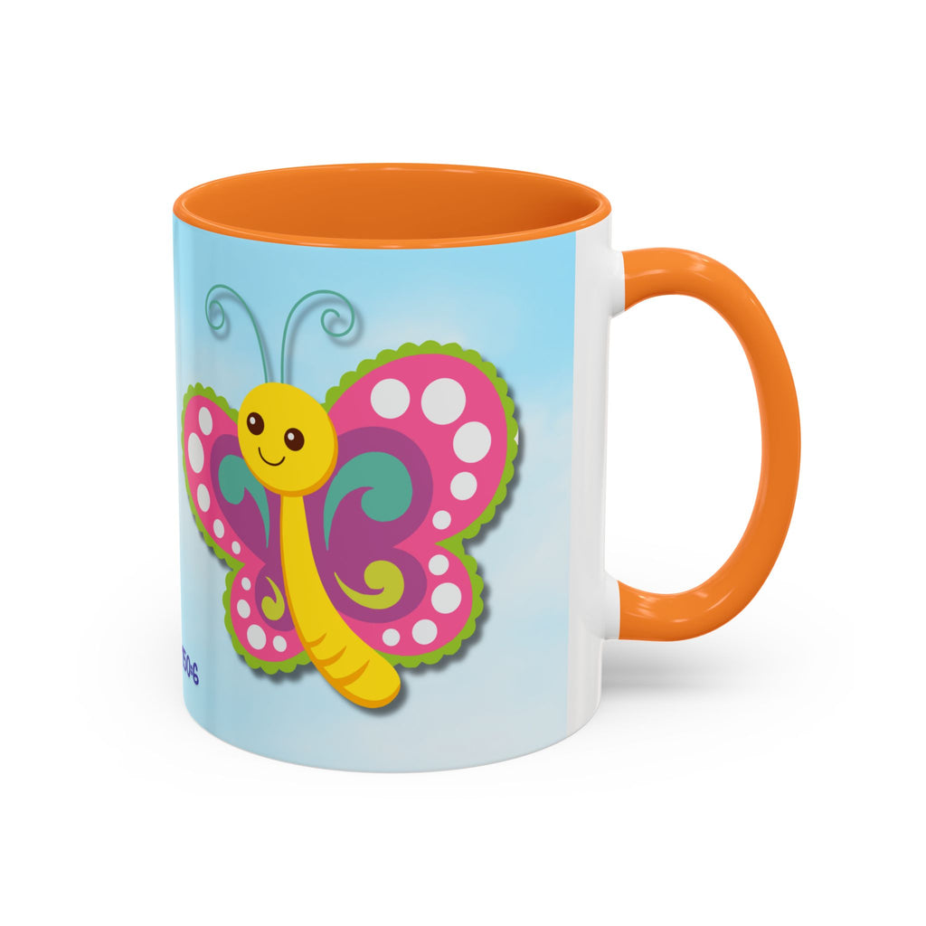 Colorful Mug — Cute Butterfly Psalm 150:6 Spanish Inspirational Coffee Cup (11oz, 15oz)