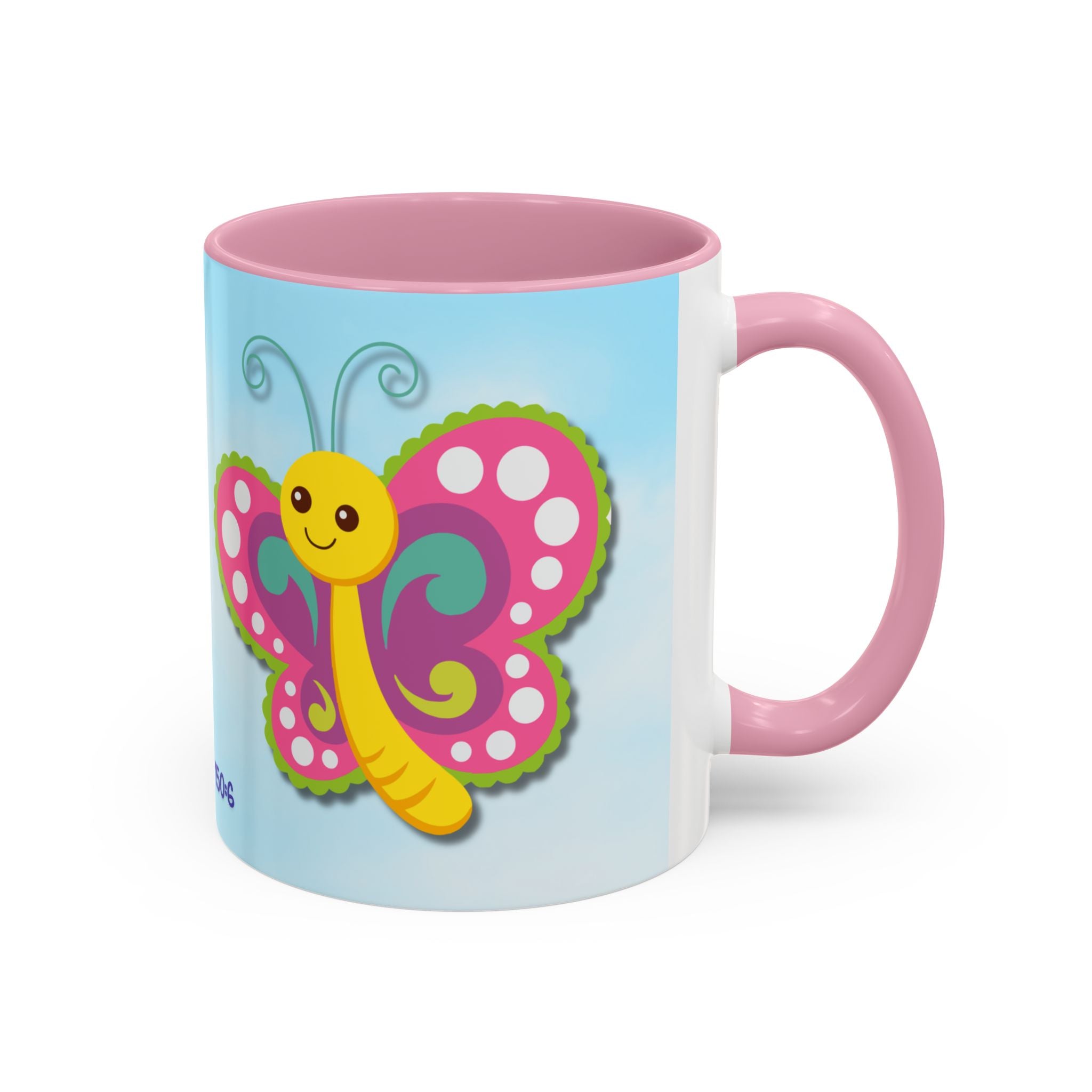 Colorful Mug — Cute Butterfly Psalm 150:6 Spanish Inspirational Coffee Cup (11oz, 15oz)