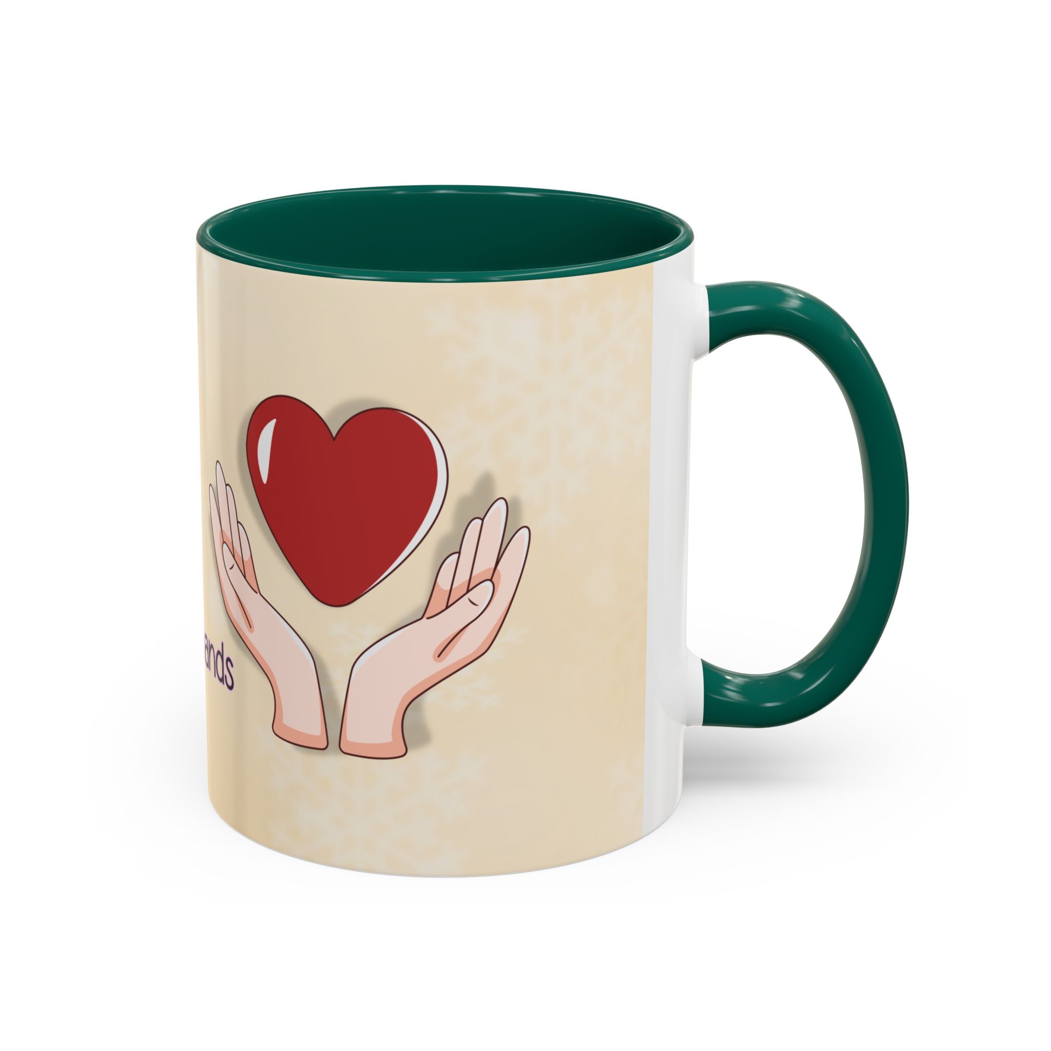 Inspirational God Bless Mug — "God, the Work of Your Hands" Ceramic Coffee Cup (11oz/15oz)