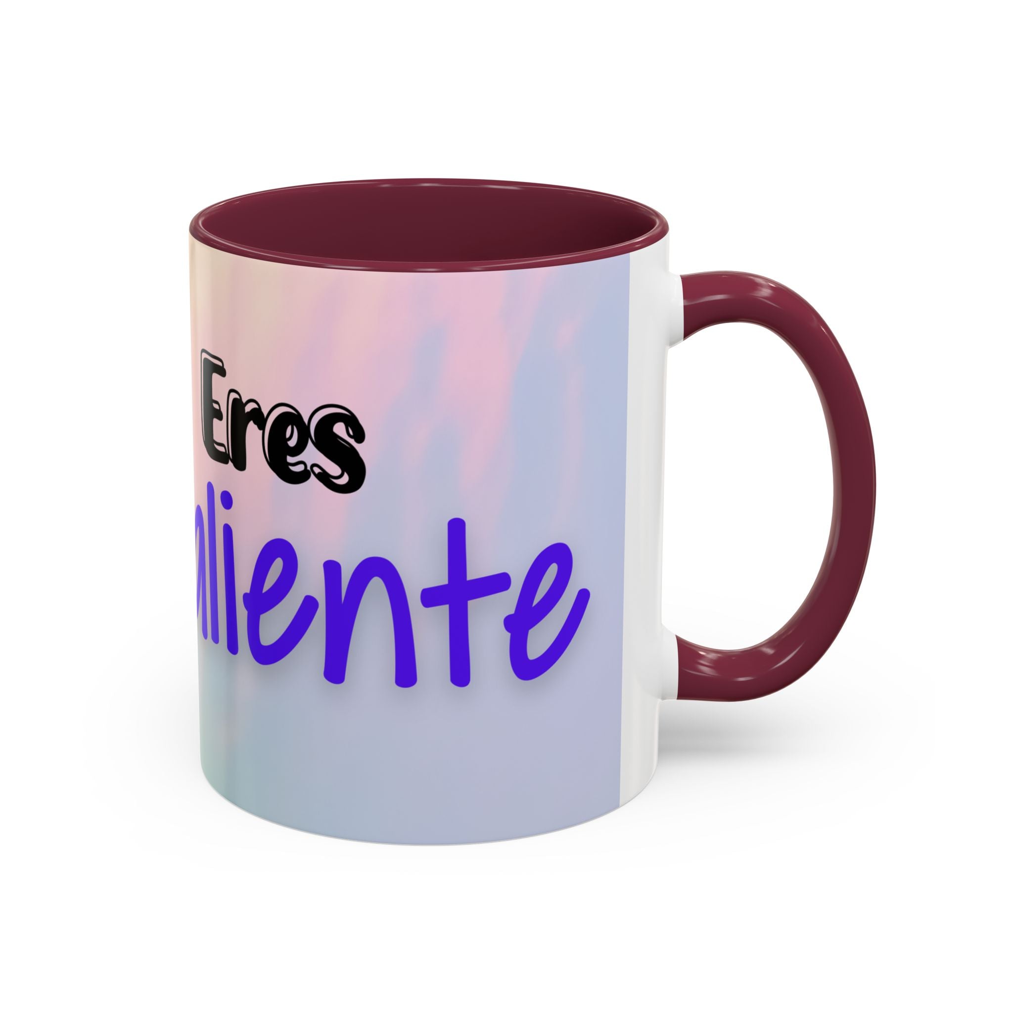 Eres Valiente Coffee Mug — Inspirational Spanish Phrase Ceramic Mug (11oz/15oz)