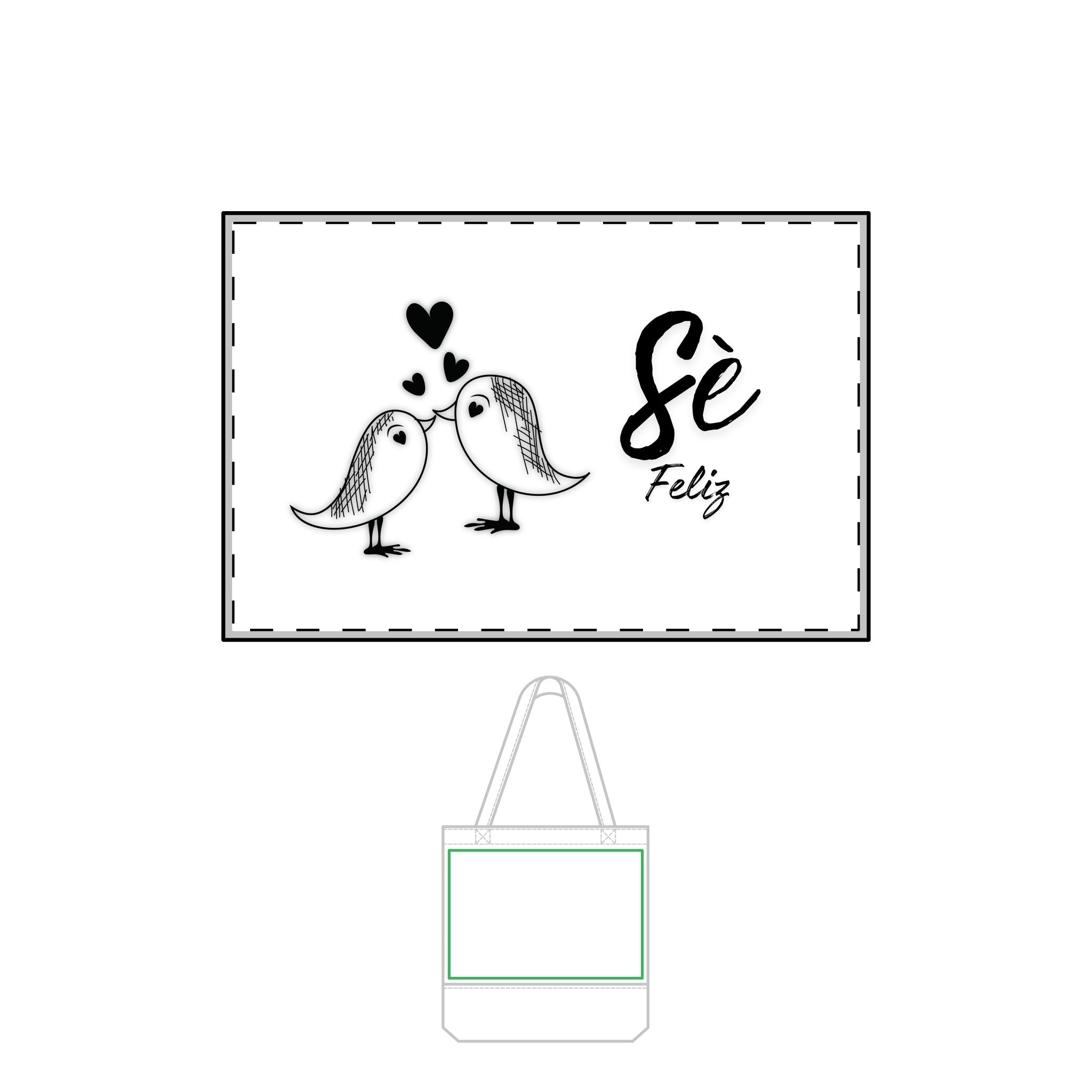 Sè Feliz - Thermochromic Tote Bag (AOP)