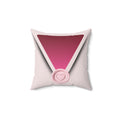 With Love Square Pillow – Valentine Heart Decorative Pillow