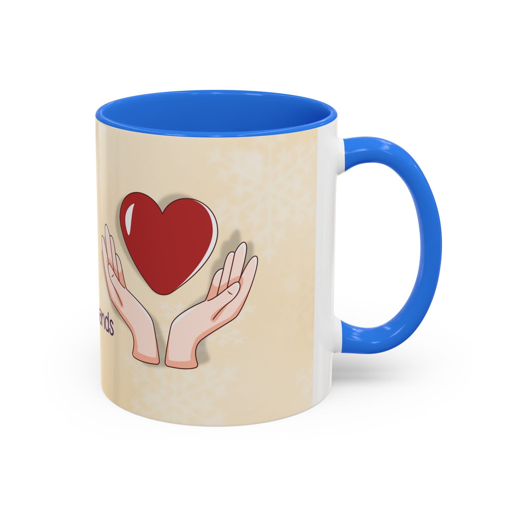 Inspirational God Bless Mug — "God, the Work of Your Hands" Ceramic Coffee Cup (11oz/15oz)