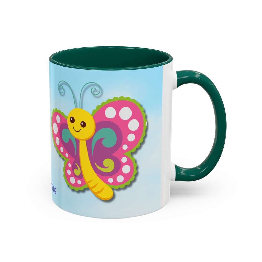 Colorful Mug — Cute Butterfly Psalm 150:6 Spanish Inspirational Coffee Cup (11oz, 15oz)