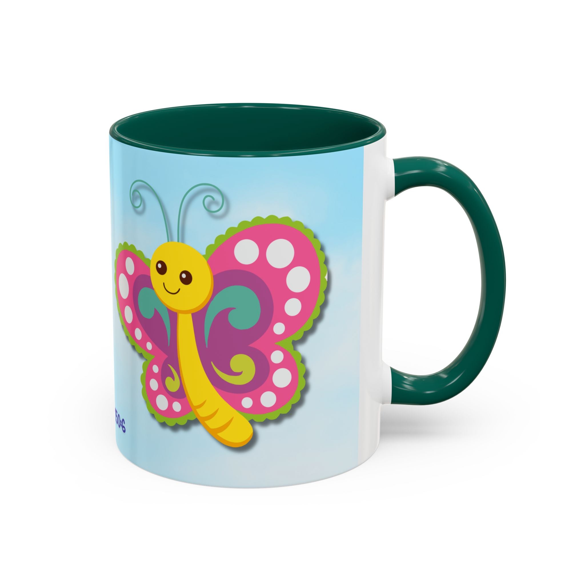 Colorful Mug — Cute Butterfly Psalm 150:6 Spanish Inspirational Coffee Cup (11oz, 15oz)