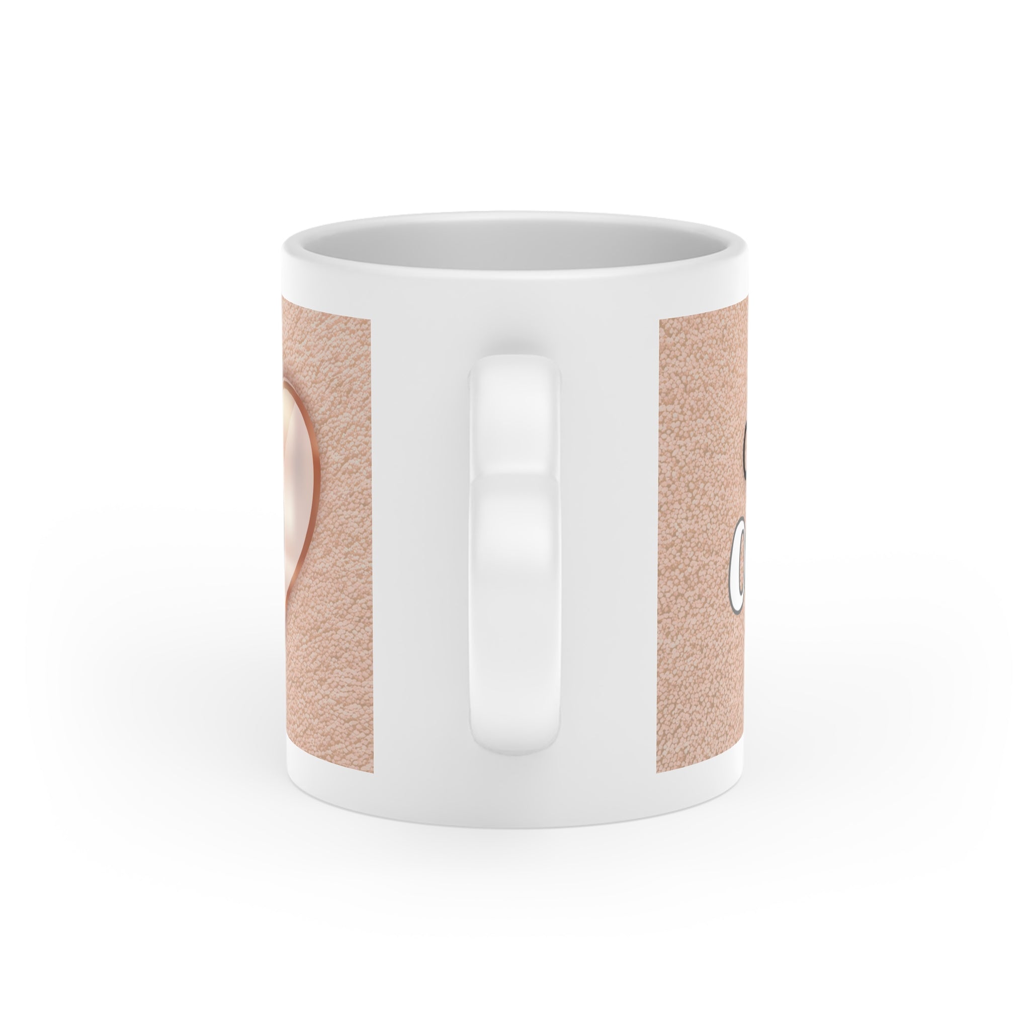 Heart Mug — "Corazón Ocupado" Romantic Coffee Cup for Valentine’s Day & Anniversaries