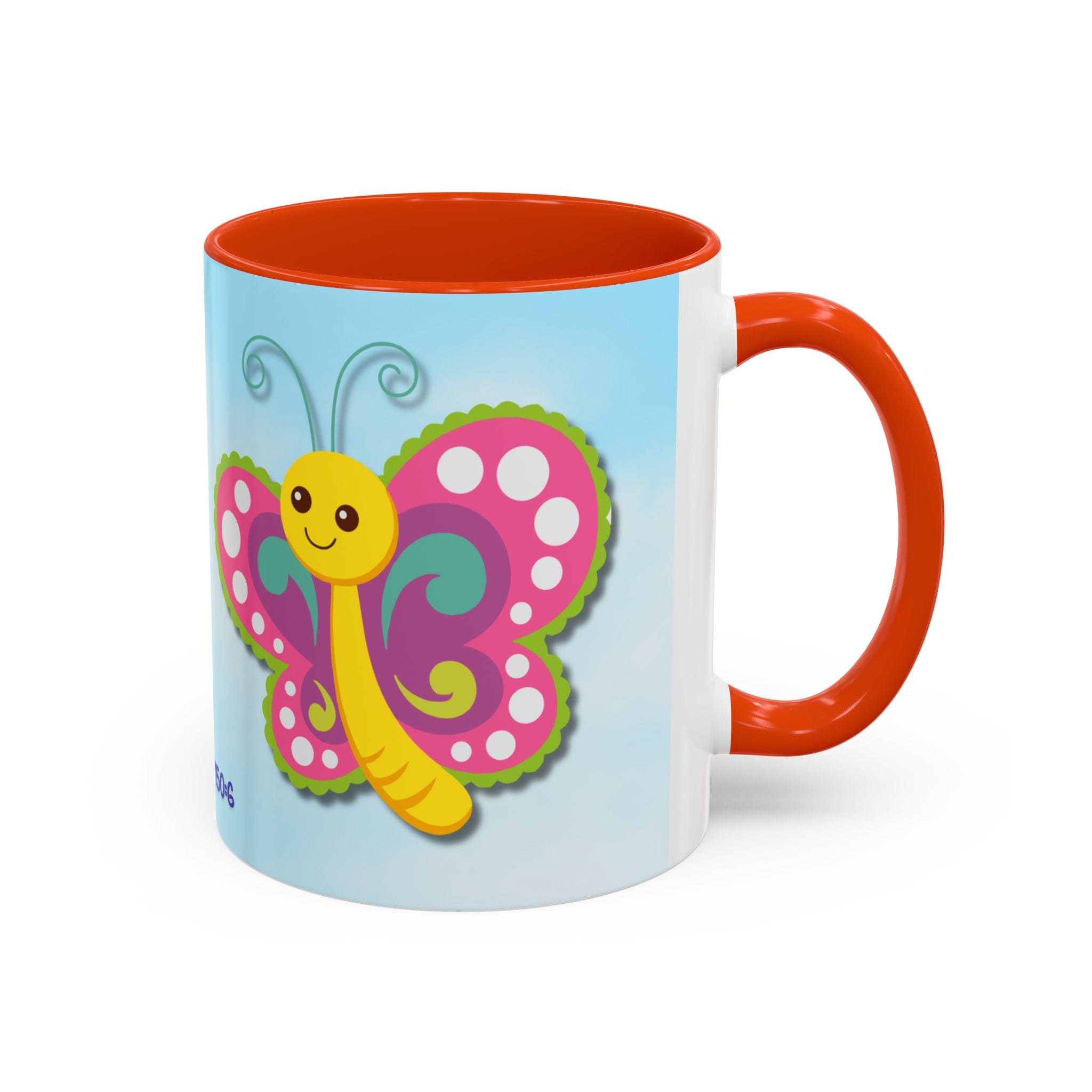 Colorful Mug — Cute Butterfly Psalm 150:6 Spanish Inspirational Coffee Cup (11oz, 15oz)