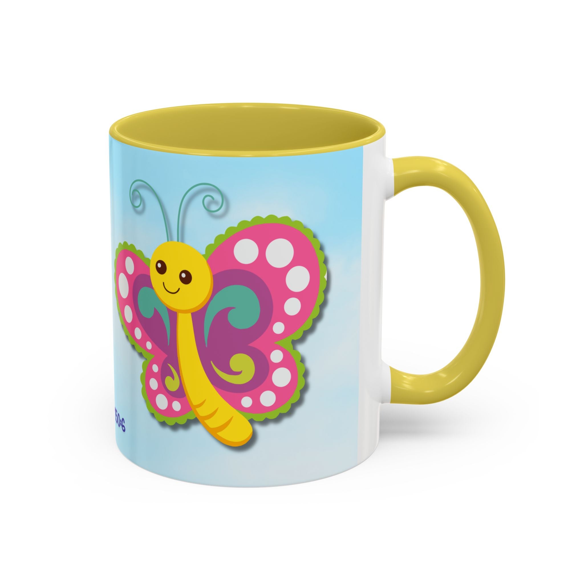 Colorful Mug — Cute Butterfly Psalm 150:6 Spanish Inspirational Coffee Cup (11oz, 15oz)