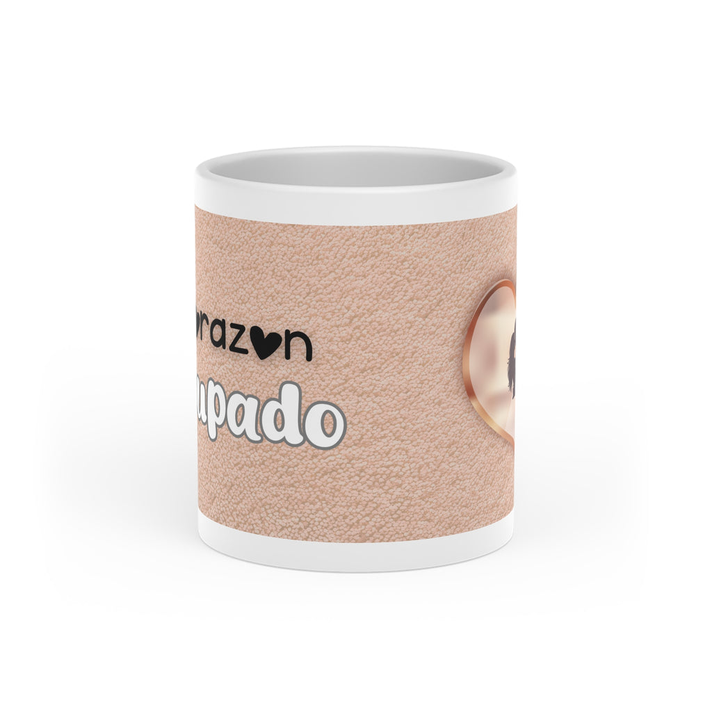 Heart Mug — "Corazón Ocupado" Romantic Coffee Cup for Valentine’s Day & Anniversaries