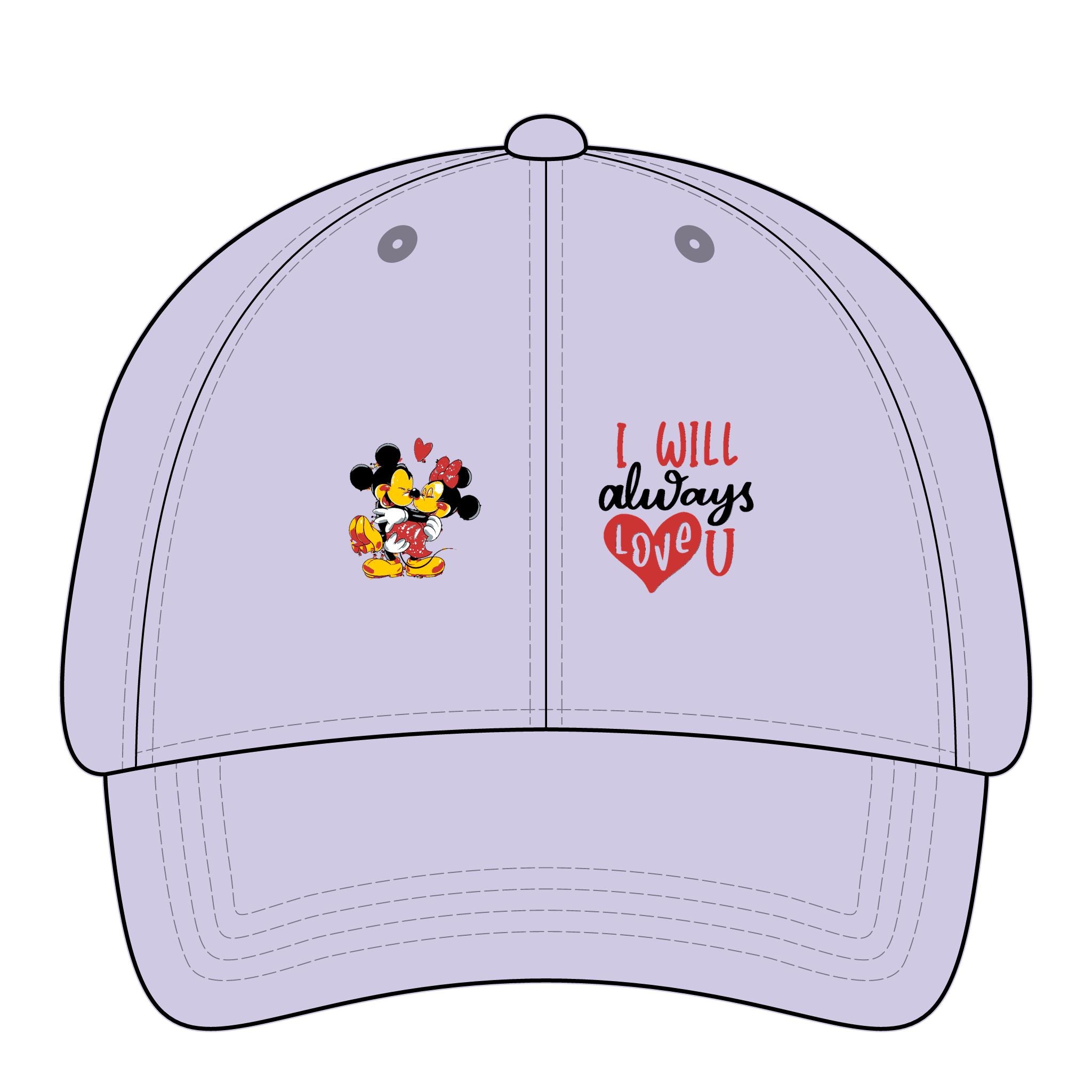 Women's Pigment-Dyed Cap with Fashion Undervisor (Embroidery)