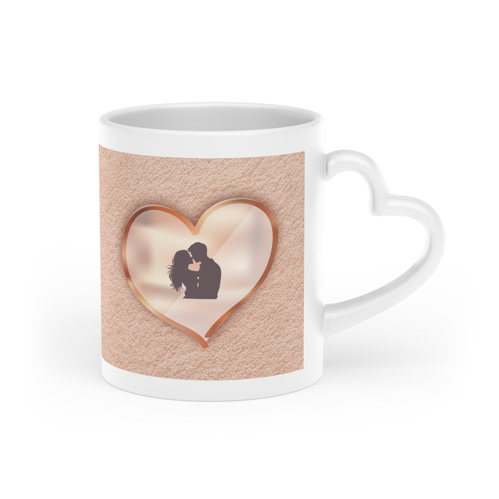 Heart Mug — "Corazón Cupado" Romantic Coffee Cup for Valentine’s Day & Anniversaries
