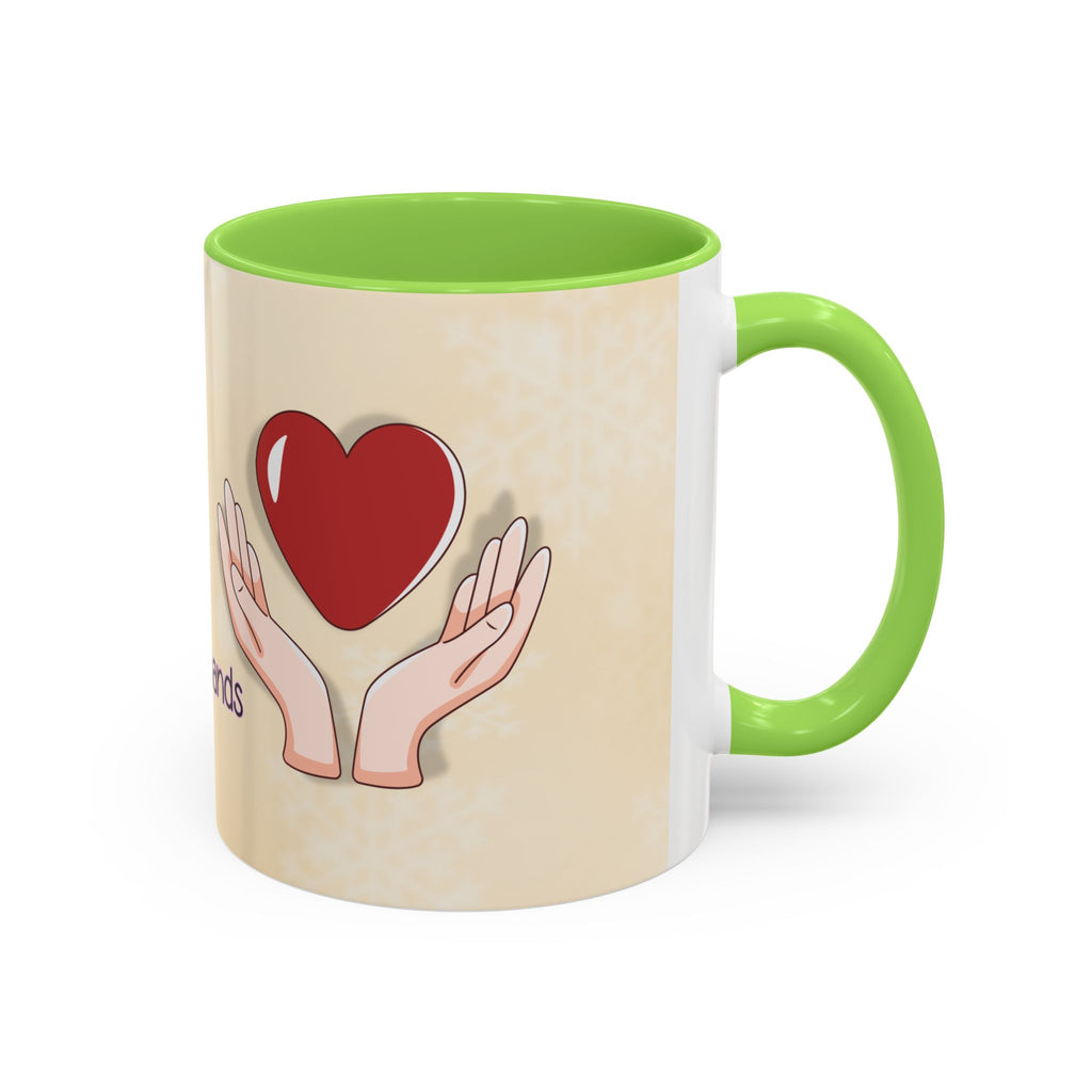 Inspirational God Bless Mug — "God, the Work of Your Hands" Ceramic Coffee Cup (11oz/15oz)