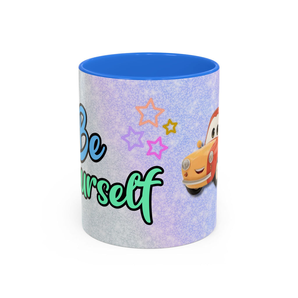Be Yourself Car Mug — Colorful Inspirational Coffee Cup (11oz/15oz)