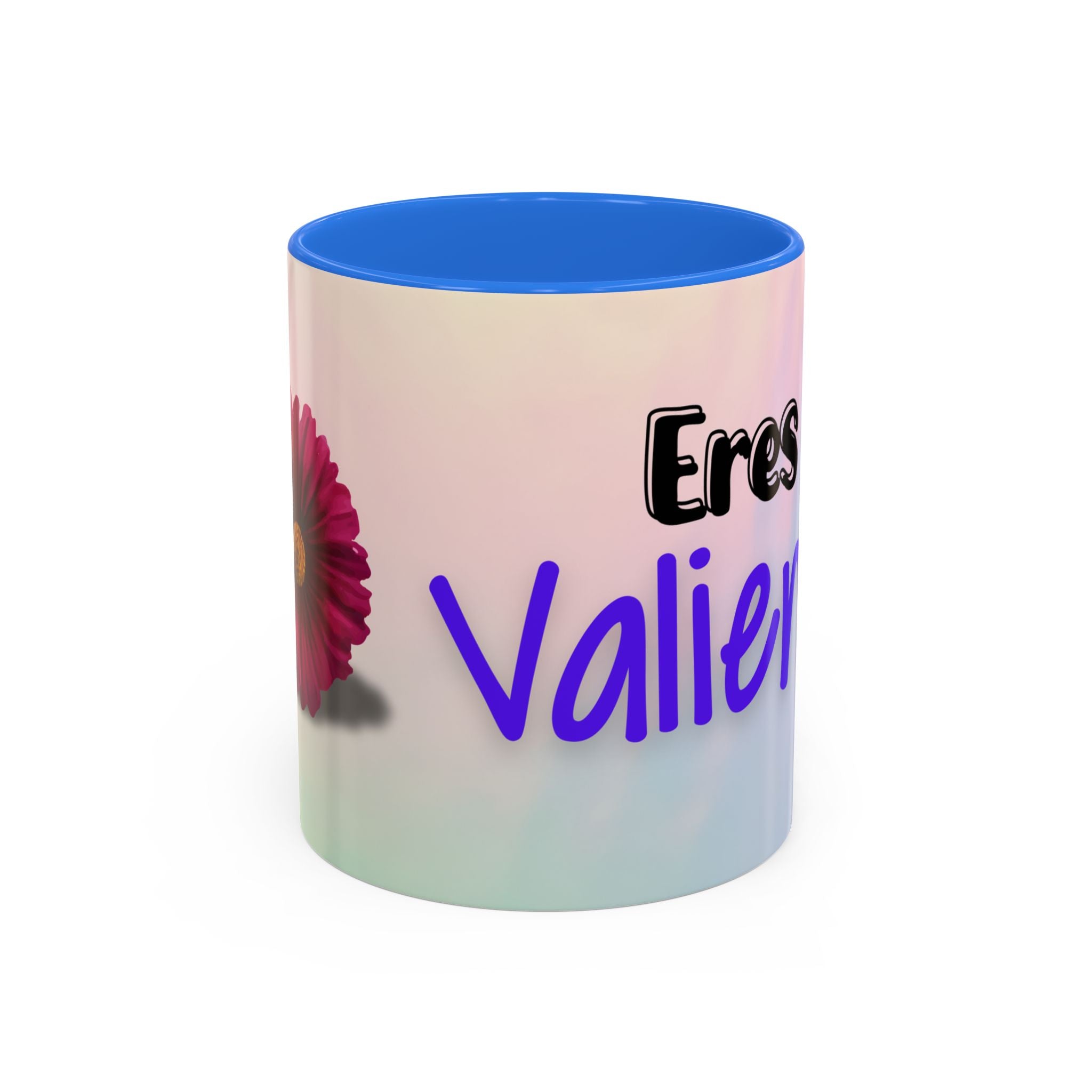 Eres Valiente Coffee Mug — Inspirational Spanish Phrase Ceramic Mug (11oz/15oz)