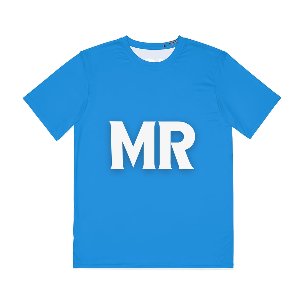 MR Monogram Polyester Tee — Custom Name Back