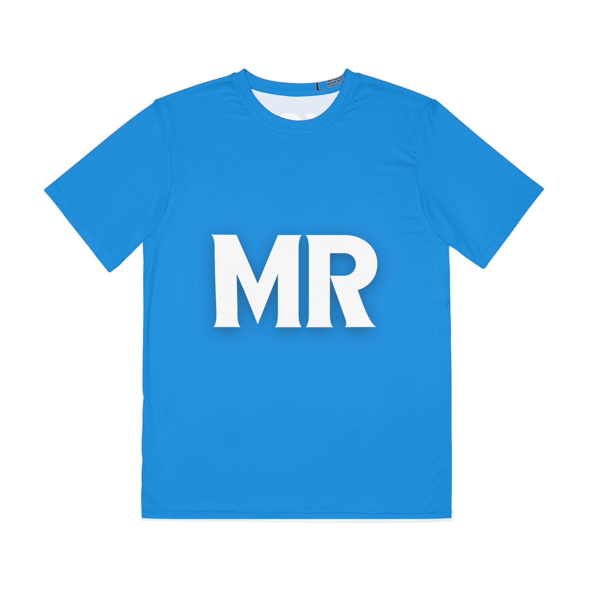 MR Monogram Polyester Tee — Custom Name Back
