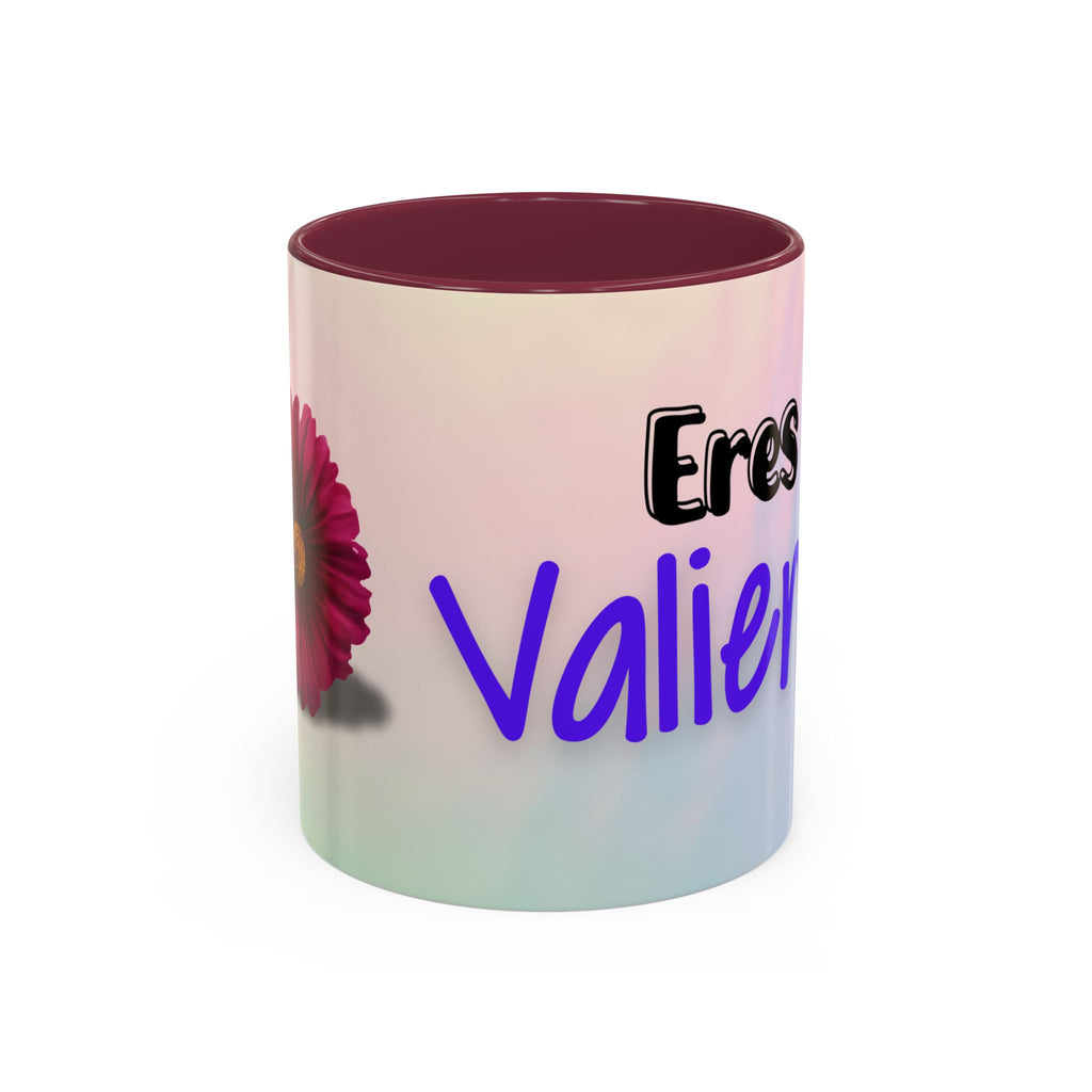 Eres Valiente Coffee Mug — Inspirational Spanish Phrase Ceramic Mug (11oz/15oz)
