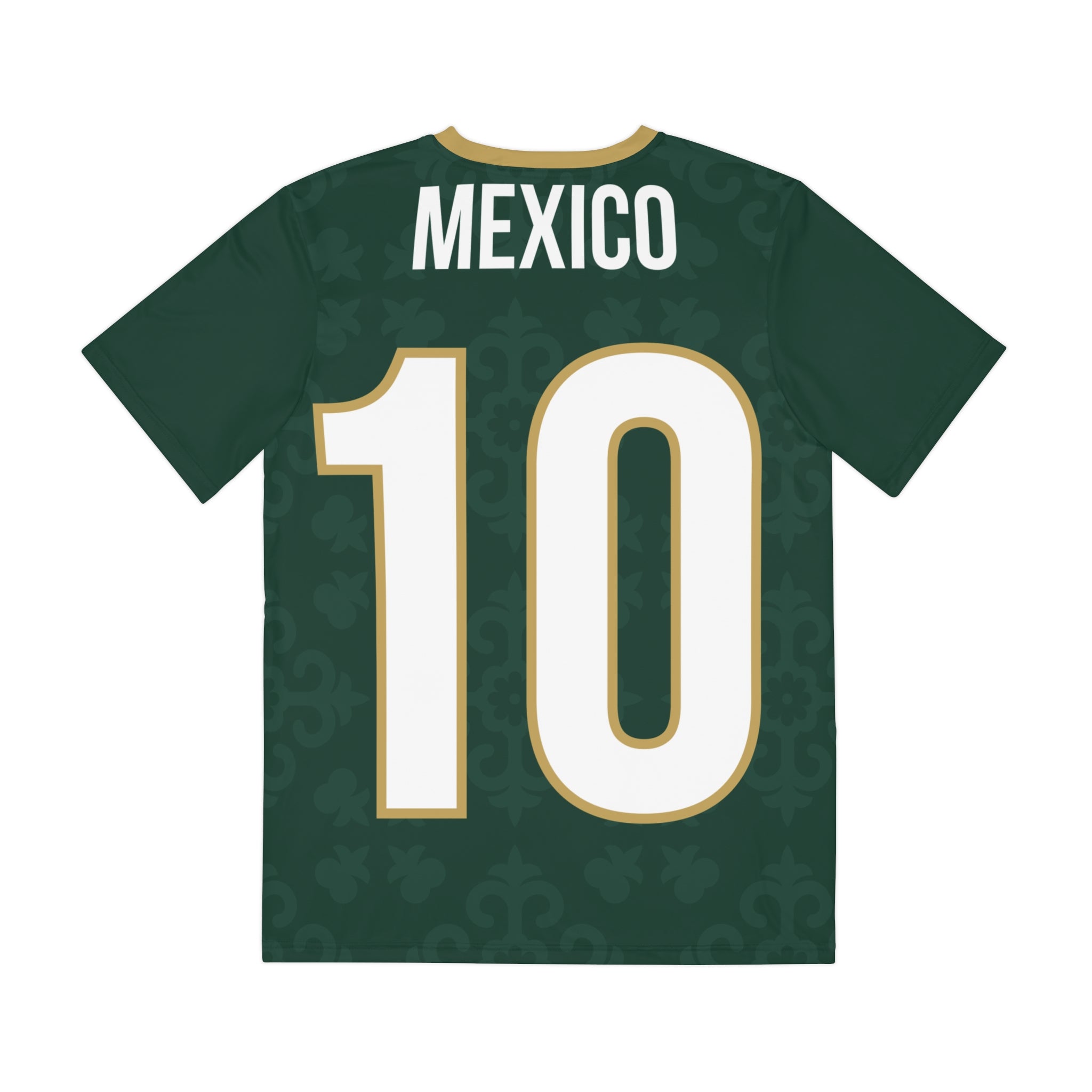 Mexico Soccer Jersey Tee – 'Pasic' #10 Green All-Over Print