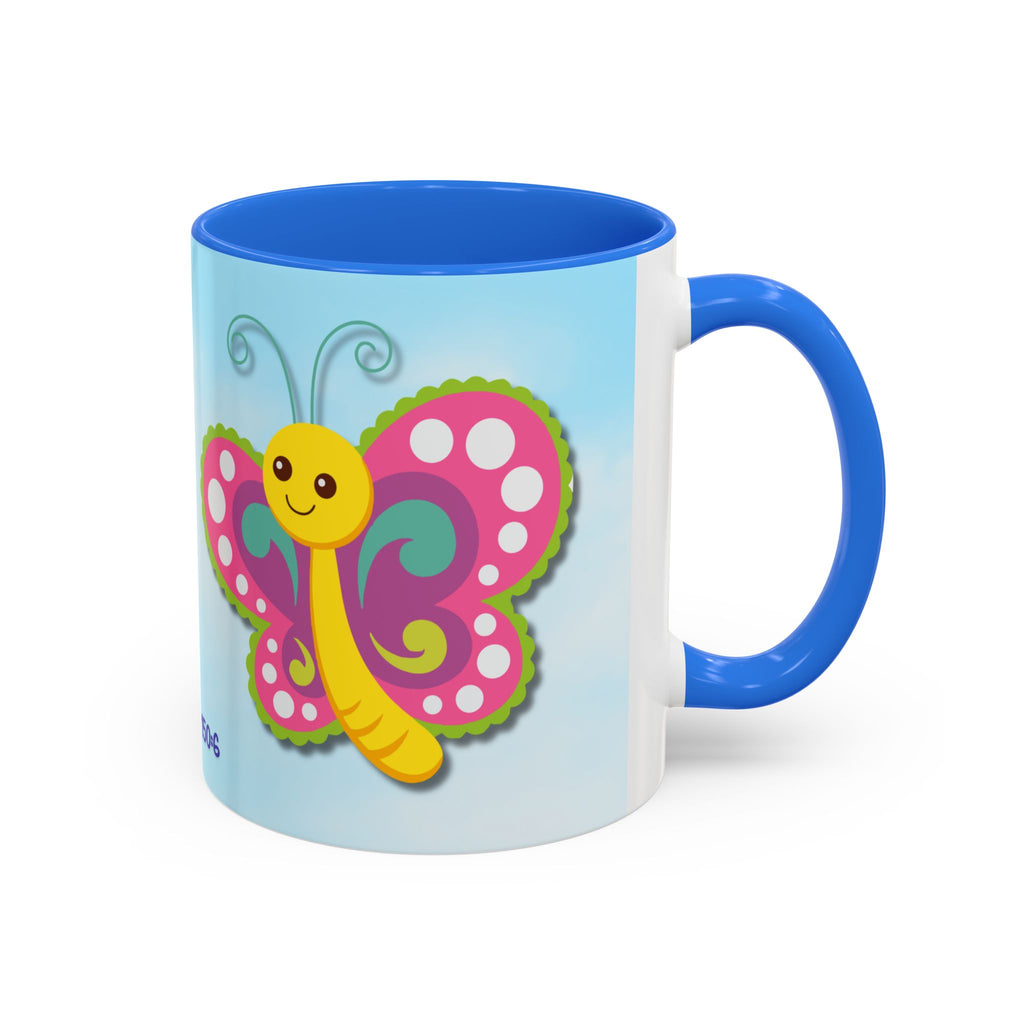 Colorful Mug — Cute Butterfly Psalm 150:6 Spanish Inspirational Coffee Cup (11oz, 15oz)