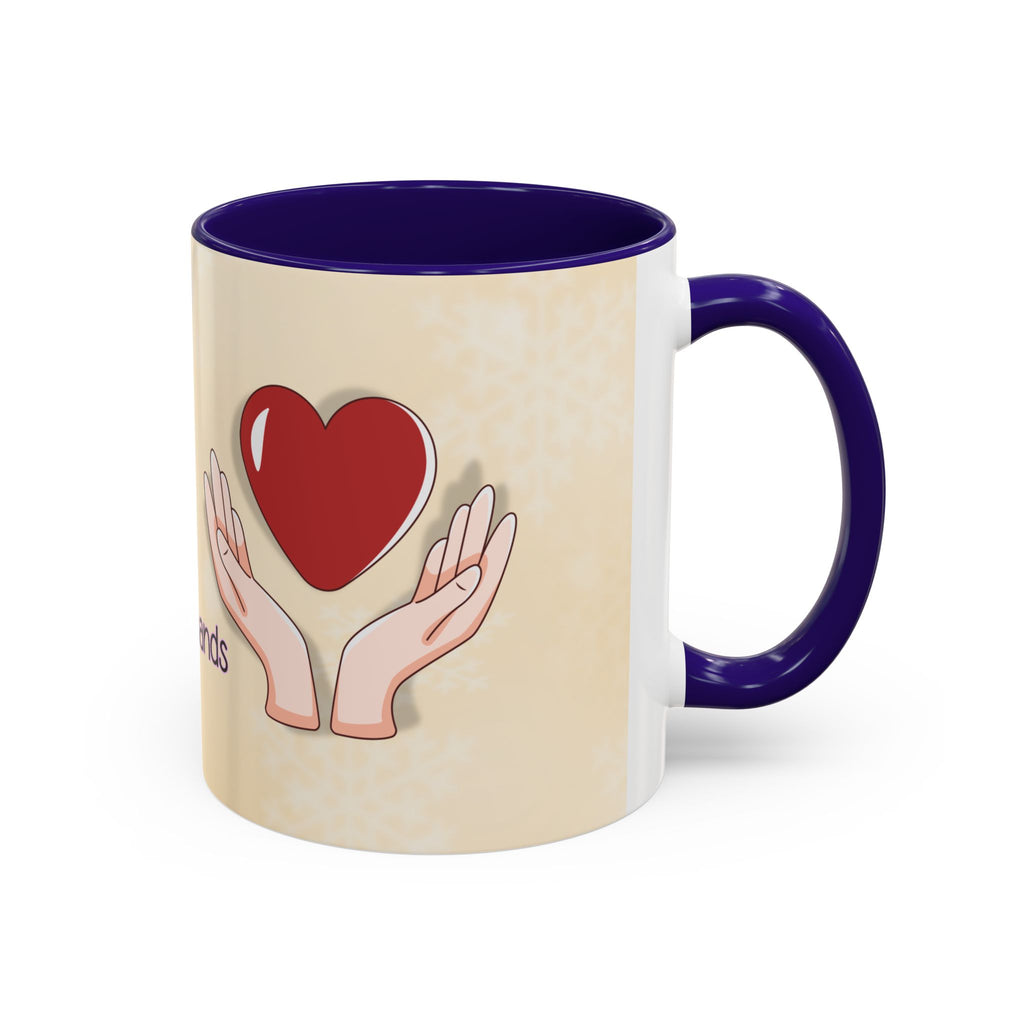 Inspirational God Bless Mug — "God, the Work of Your Hands" Ceramic Coffee Cup (11oz/15oz)