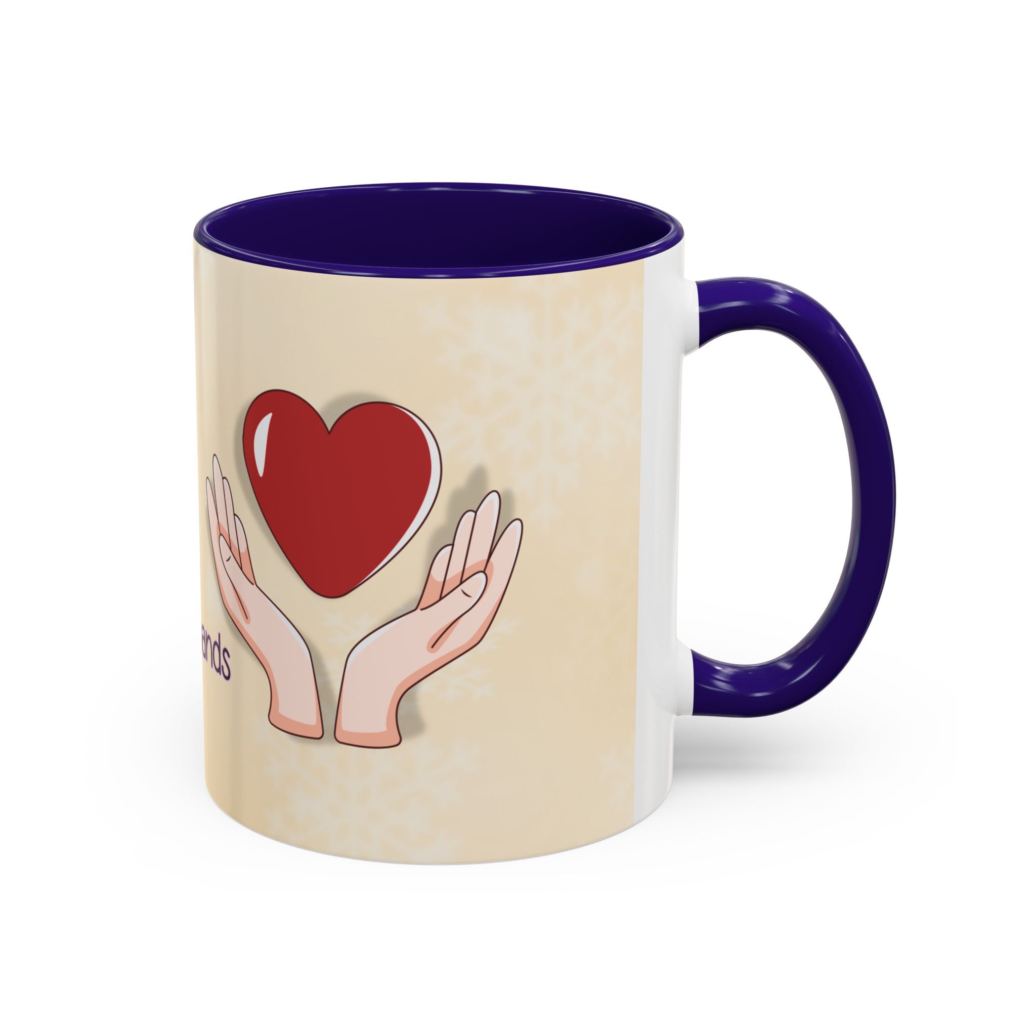 Inspirational God Bless Mug — "God, the Work of Your Hands" Ceramic Coffee Cup (11oz/15oz)